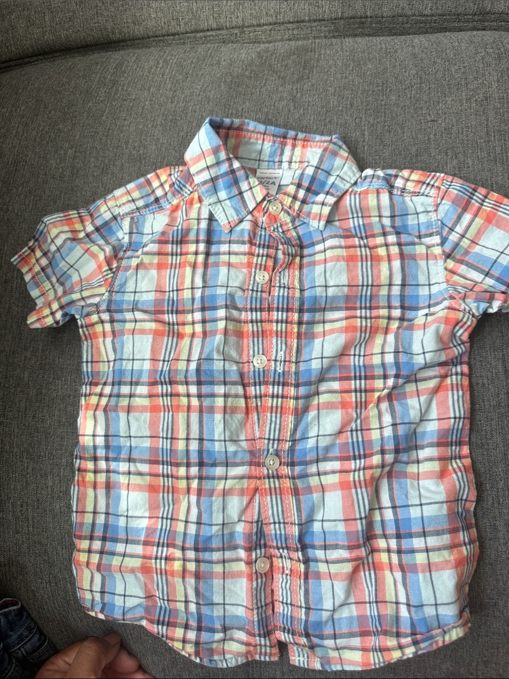 Carter's Plaid Poplin Button-Front Shirt Boys 2T
